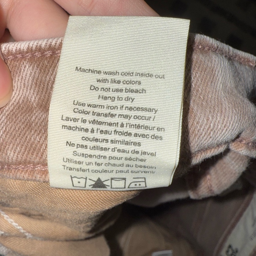 NWOT - Rag & Bone - Nina High Rise Cigarette Jeans in Rose Glitz - Size 25 Waist - Picture 11 of 11